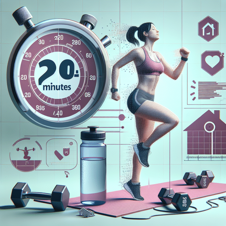 20 minutos para queimar gordura: um treino eficaz em casa