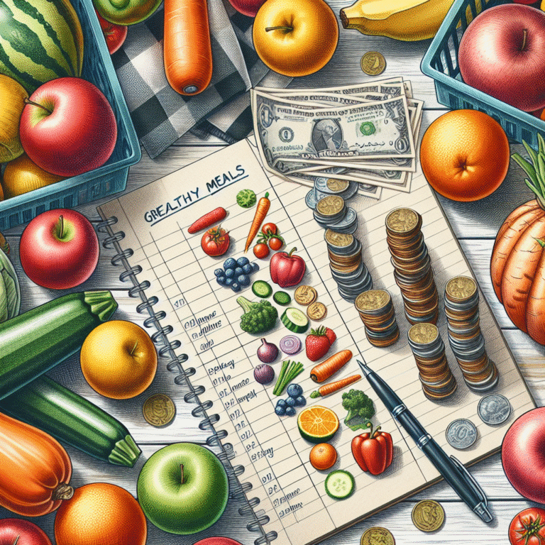 como planejar refeições saudáveis sem gastar muito