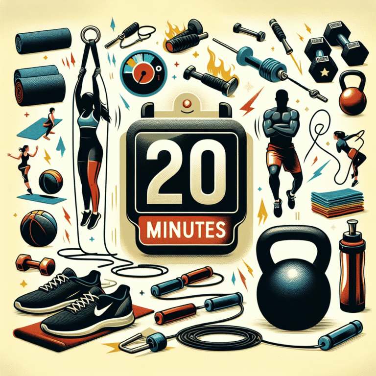 treino rápido de 20 minutos para queimar gordura